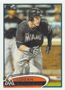 SOLD 134178 2012 Topps #630 Logan Morrison NM-MT Miami Marlins 
