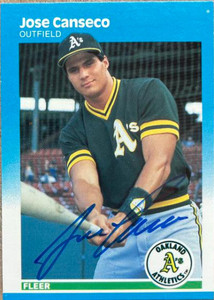  1987 Fleer #628 Wally Joyner/Jose Canseco California  Angels/Oakland Athletics Rookie All-Stars MLB Baseball Card NM-MT :  Collectibles & Fine Art