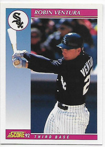 1992 Score #122 Robin Ventura VG  Chicago White Sox 