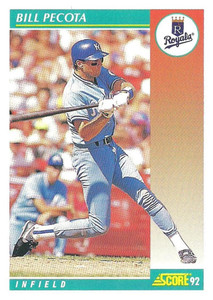 1989 Score Baseball Card #214 Bill Buckner - Kansas City Royals