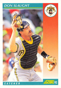 1992 Score #280 Don Slaught VG  Pittsburgh Pirates 