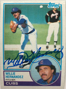 Willie Hernandez Autographed 1983 Topps #568