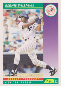  1990 Topps #701 Bernie Williams NM-MT RC Rookie New