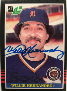 Willie Hernandez Autographed 1985 Leaf #235