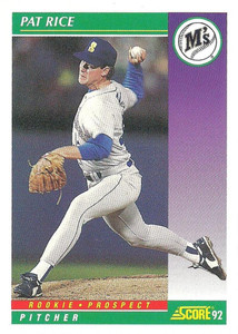 1992 Score #423 Pat Rice VG  Seattle Mariners 
