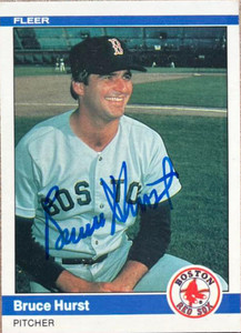 Bruce Hurst Autographed 1984 Fleer #400