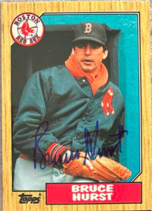 Bruce Hurst Autographed 1987 Topps Tiffany #705