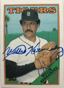 Willie Hernandez Autographed 1988 Topps #713