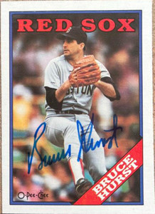 Bruce Hurst Autographed 1988 O-Pee-Chee #125
