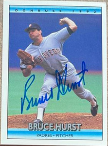 Bruce Hurst Autographed 1992 Donruss #123