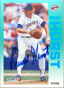 Bruce Hurst Autographed 1992 Fleer #123
