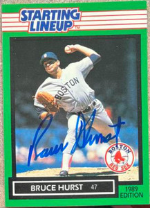 Bruce Hurst Autographed 1989 Kenner Starting Lineup Cards #NNO