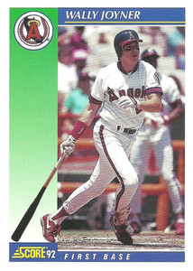 1991 Score #470 Wally Joyner California Angels Baseball card 