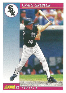 1992 Score #561 Craig Grebeck VG  Chicago White Sox 