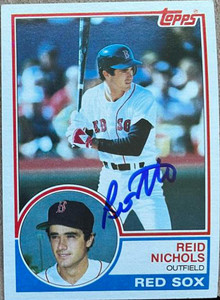 Reid Nichols Autographed 1983 Topps #446