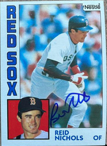 Reid Nichols Autographed 1984 Topps Nestle #238