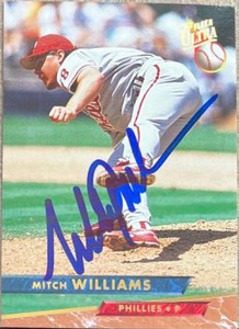 Mitch Williams Autographed 1993 Fleer Ultra #448