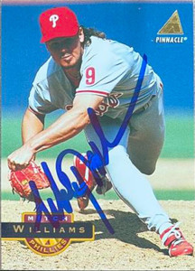 Mitch Williams Autographed 1994 Pinnacle #218 Mitch Williams Autographed 1994 Pinnacle #218