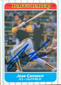 Jose Canseco Autographed 2005 Topps All-Time Fan Favorites #30 - Under the  Radar Sports