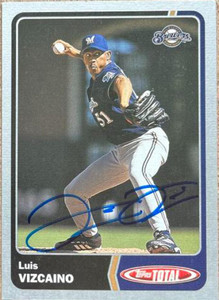 Luis Vizcaino Autographed 2003 Topps Total Silver #851