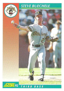 Steve Buechele - Pirates #699 Donruss 1992 Baseball Trading Card