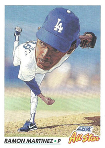 1992 Score #780 Ramon Martinez AS VG  Los Angeles Dodgers 