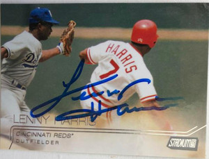 Lenny Harris Autographed 2015 Stadium Club #123