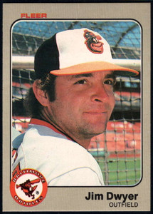 1983 Fleer #59 Jim Dwyer VG Baltimore Orioles 