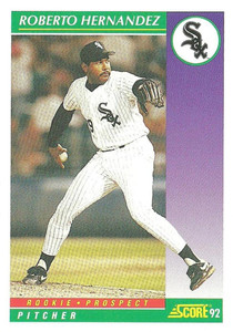1992 Score #874 Roberto Hernandez VG  Chicago White Sox 