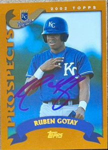 Ruben Gotay Autographed 2002 Topps Traded & Rookies #T138