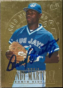 Sandy Martinez Autographed 1996 Fleer Ultra Gold Medallion #148