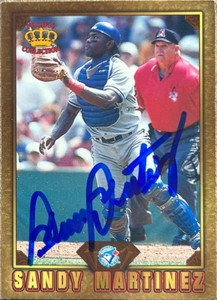 Sandy Martinez Autographed 1997 Pacific Prism Invincible - Gems of the Diamond #GD-102 Sandy Martinez Autographed 1997 Pacific Prism Invincible - Gems of the Diamond #GD-102