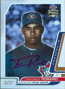 Francisco Rosario Autographed 2003 Fleer Focus Jersey Edition #173