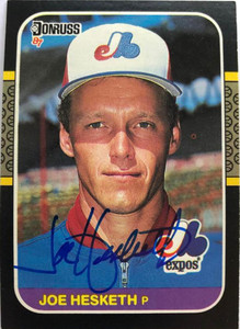 Joe Hesketh Autographed 1987 Donruss #134