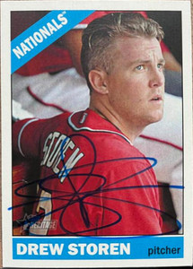 Drew Storen Autographed 2015 Topps Heritage #103