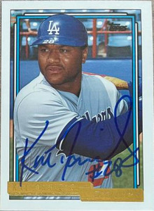 Kal Daniels Autographed 1992 Topps Gold #767