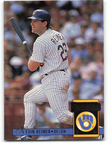 1994 Donruss #233 Kevin Reimer VG Milwaukee Brewers 