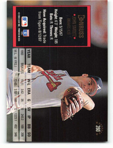 1994 Donruss #260 John Smoltz VG Atlanta Braves 