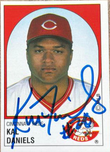 Kal Daniels Autographed 1988 Panini Stickers #281