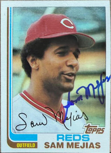 Sam Mejias Autographed 1982 Topps #228