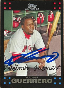 Vladimir Guerrero Autographed 2007 Topps #300