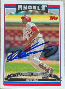 Vladimir Guerrero Autographed 2006 Topps #400 Vladimir Guerrero Autographed 2006 Topps #400