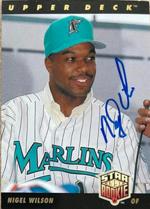 Nigel Wilson Autographed 1993 Upper Deck #9