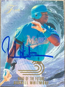 Darrell Whitmore Autographed 1993 Flair Wave of the Futre #20 Darrell Whitmore Autographed 1993 Flair Wave of the Futre #20