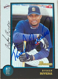Ruben Rivera Autographed 1998 Bowman #425 Ruben Rivera Autographed 1998 Bowman #425