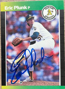 Eric Plunk Autographed 1989 Donruss #125