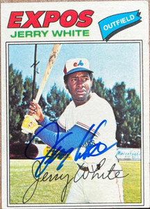 Jerry White Autographed 1977 Topps #557