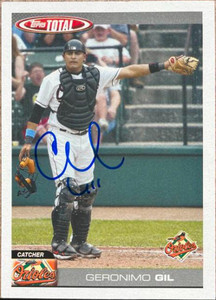 Geronimo Gil Autographed 2004 Topps Total #436 Geronimo Gil Autographed 2004 Topps Total #436
