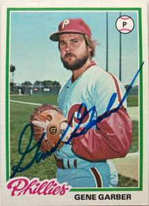 Gene Garber Autographed 1978 Topps #177