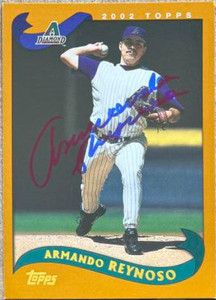 SOLD 135220 Armando Reynoso Autographed 2002 Topps #589